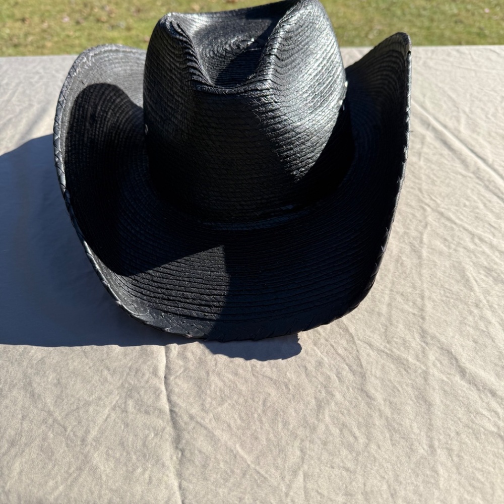 Black Wornstar Hellrider cowboy hat - Picture 4 of 7